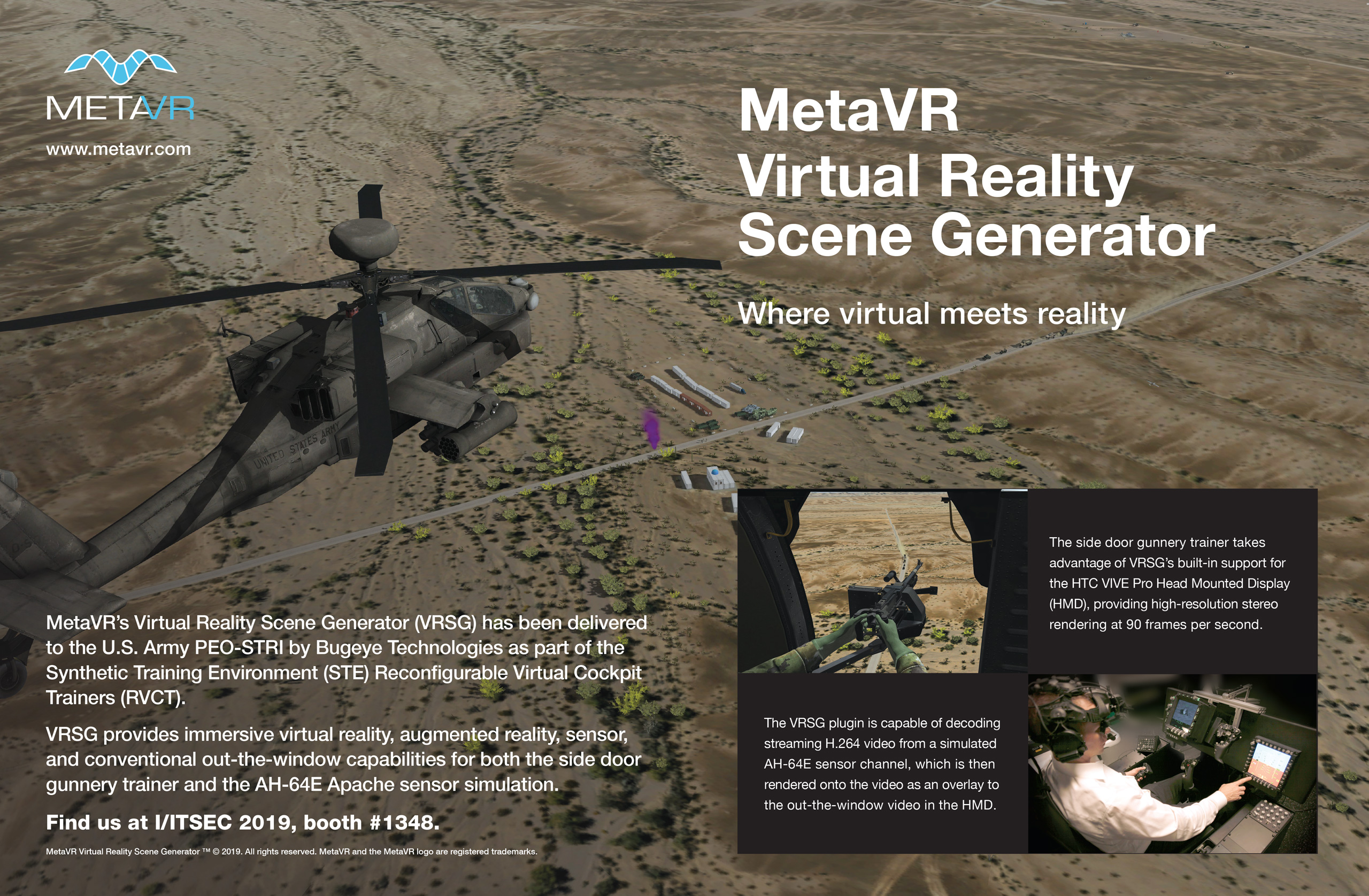 MetaVR Ad IITSEC Show Daily 2019 Monday