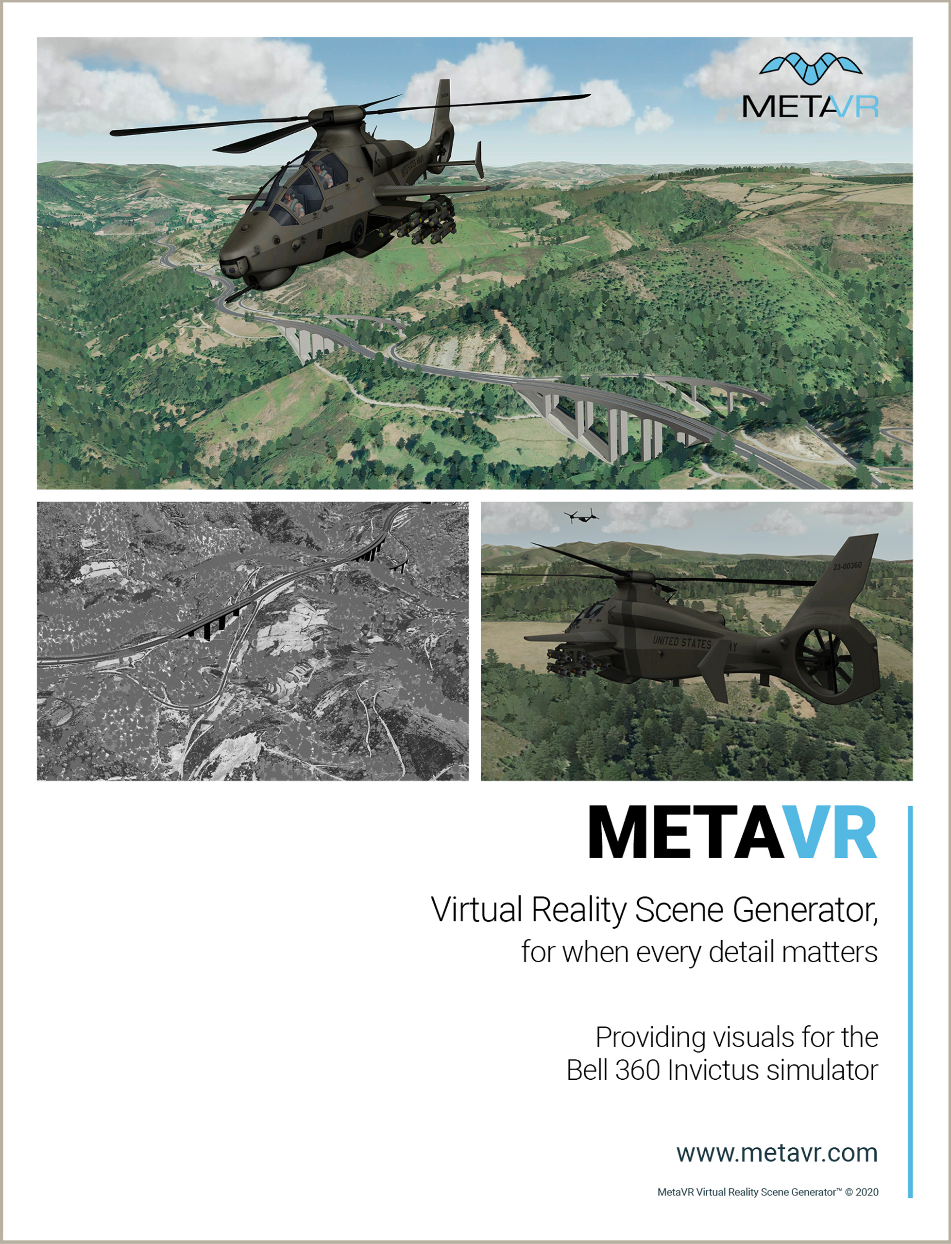 MetaVR Ad in July 2020 issue of Shephard's Military Training