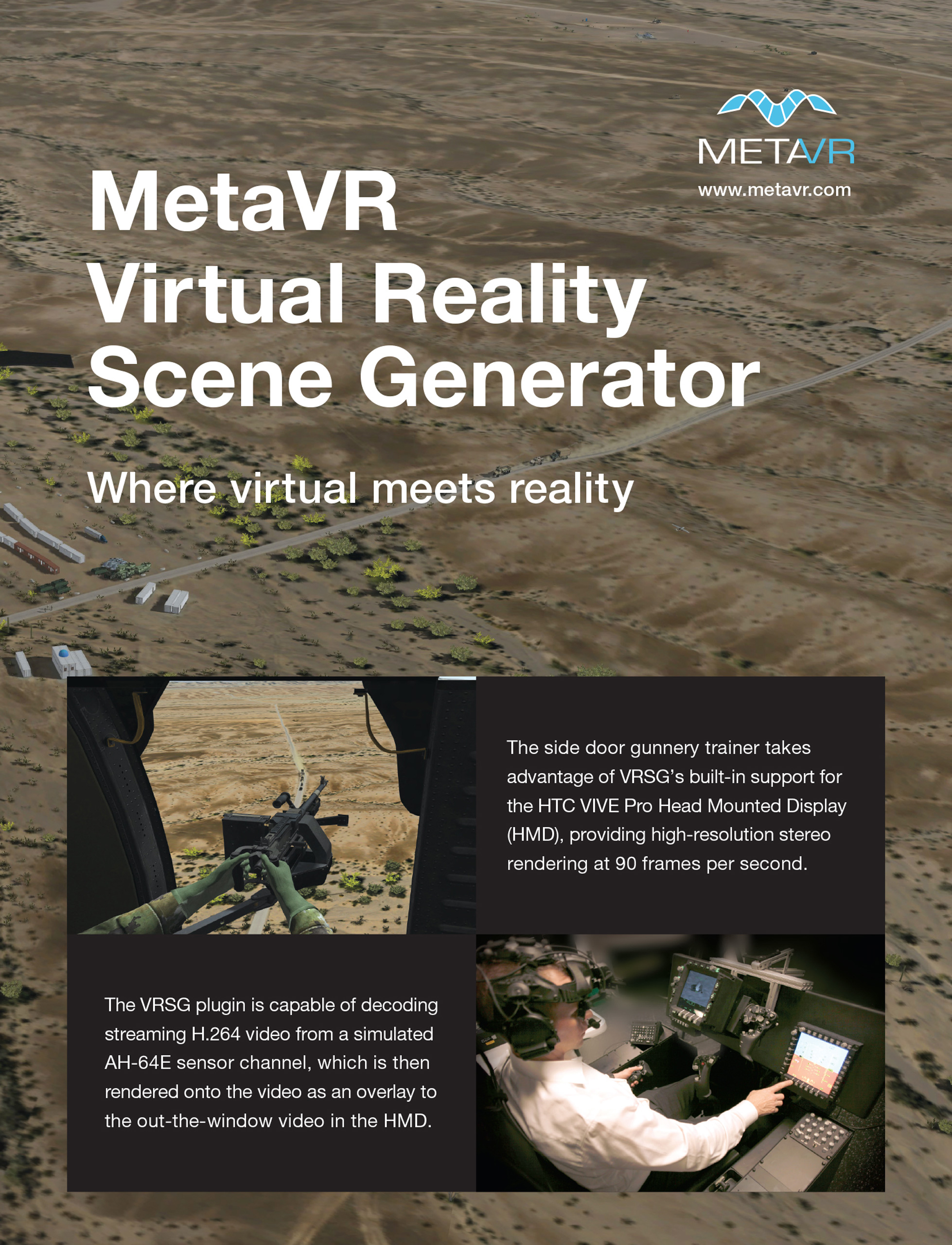 MetaVR's ad in February 2020 issue of Shephard's MTSN.