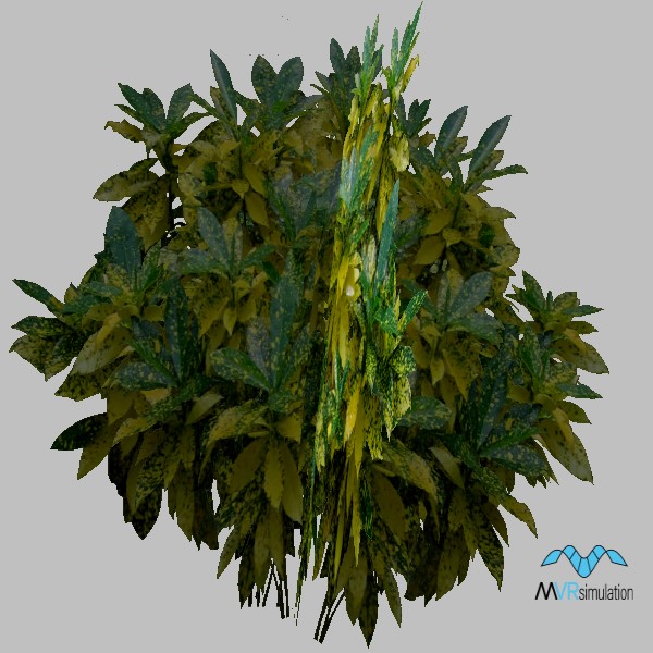 bush-007 3D Model | MVRsimulation